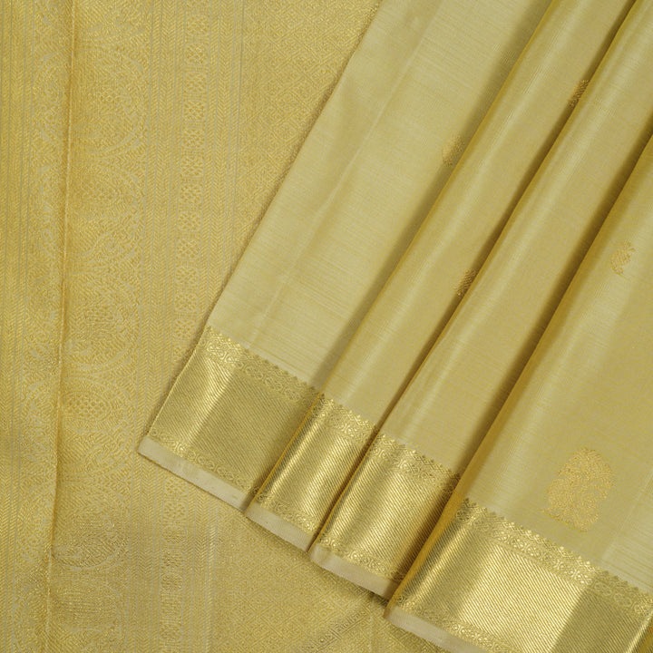 Hayagrivas Handloom Light Elaichi Green Kanjivaram Silk Saree BE785-SBS