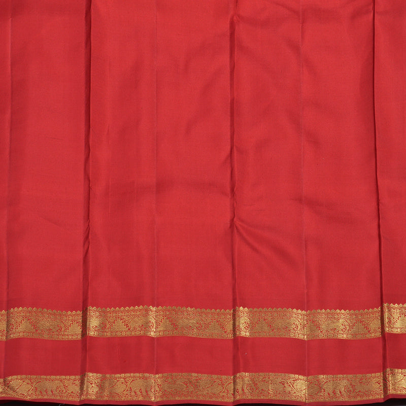 Hayagrivas Handloom Red Kanjivaram Silk Saree BE790-SBS