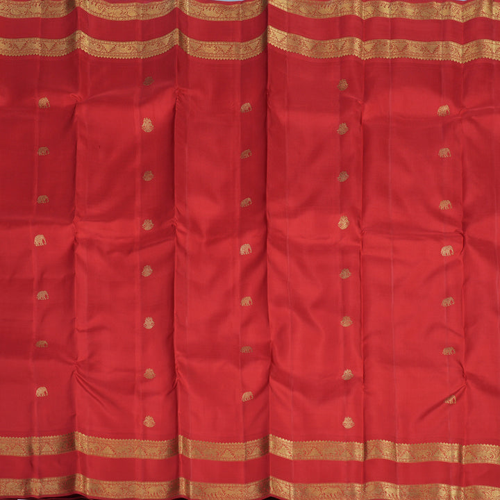 Hayagrivas Handloom Red Kanjivaram Silk Saree BE790-SBS