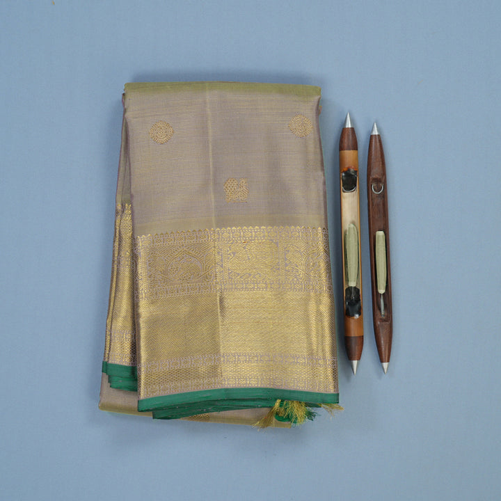 Hayagrivas Handloom Dual Tone (Pista Green & Lilac) Kanjivaram Silk Saree BE791-SBS