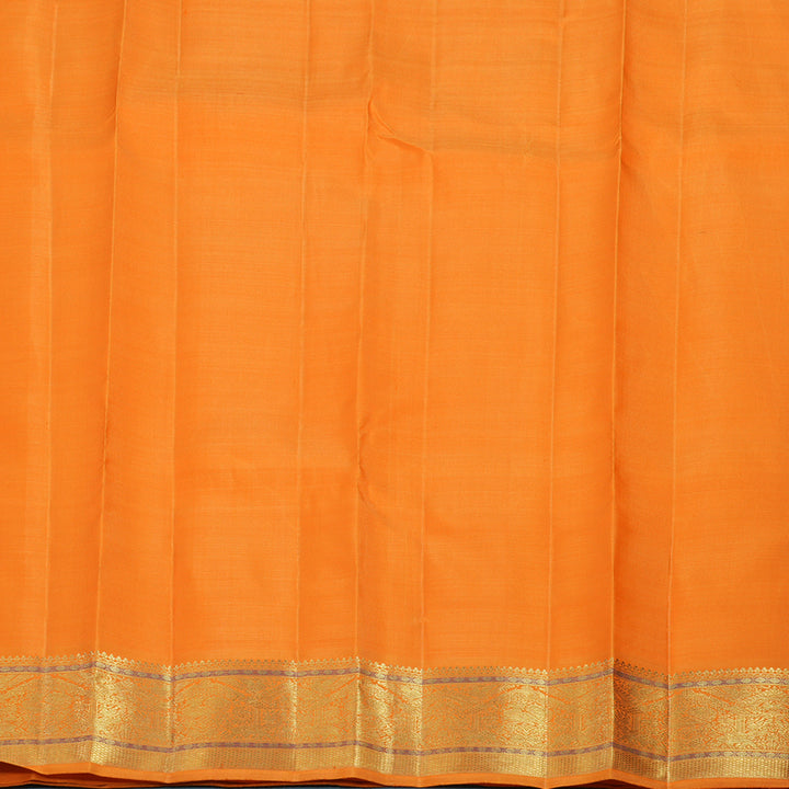 Hayagrivas Handloom Orange Kanjivaram Silk Saree BE797-SBS