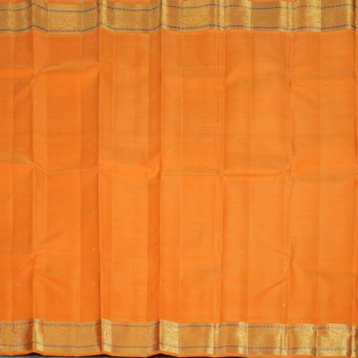 Hayagrivas Handloom Orange Kanjivaram Silk Saree BE797-SBS