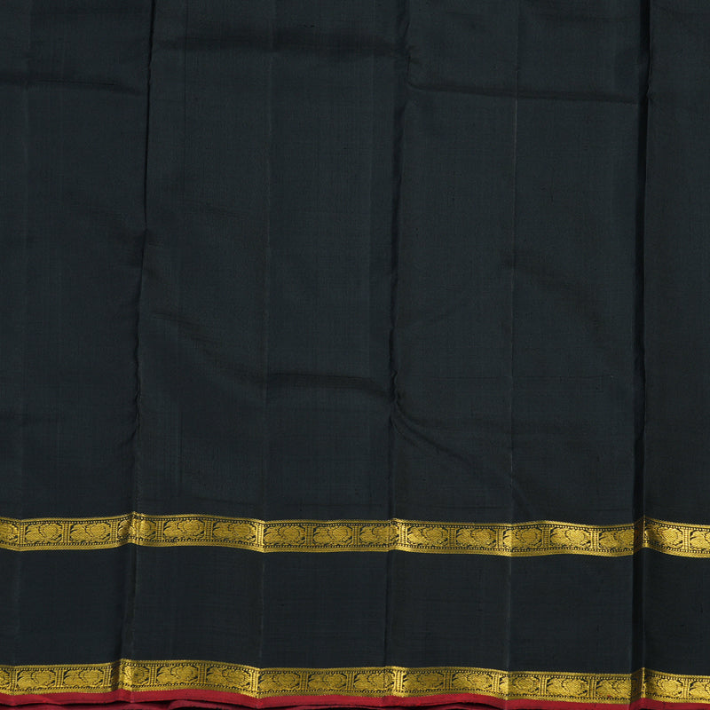 Hayagrivas Handloom Black Kanjivaram Silk Saree BE799-SBS