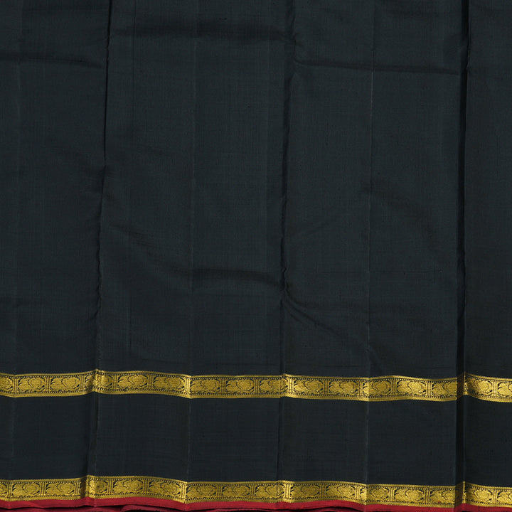 Hayagrivas Handloom Black Kanjivaram Silk Saree BE799-SBS