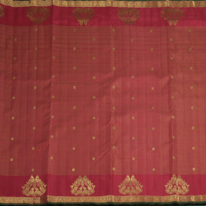 Hayagrivas Handloom Maroon Ten Yards Silk Saree BE812-SBS