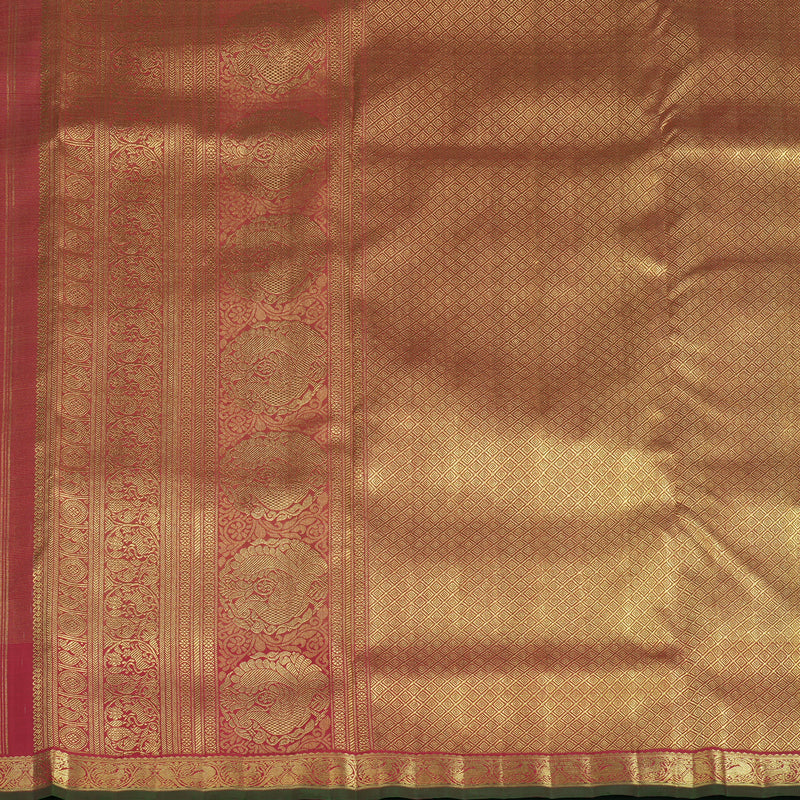 Hayagrivas Handloom Maroon Ten Yards Silk Saree BE812-SBS