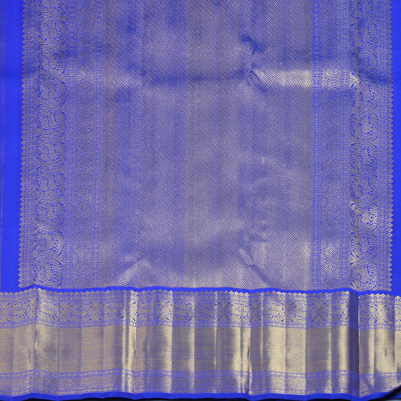 Hayagrivas Handloom Multicolour Checks Kanjivaram Silk Saree with MS Blue Border BE814-SBS