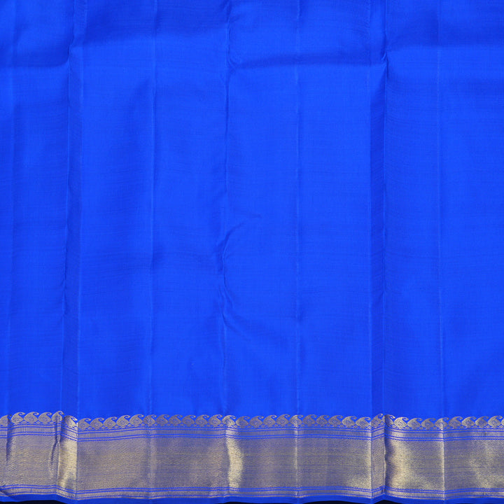 Hayagrivas Handloom MS Blue Kanjivaram Silk Saree BE816-SBS