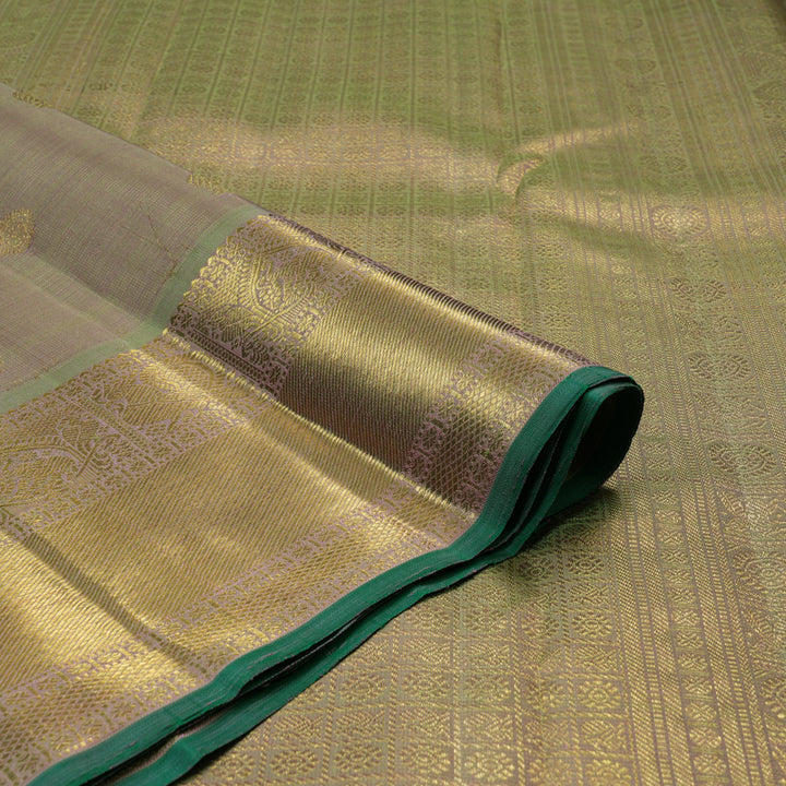 Hayagrivas Handloom Dual Tone (Pista Green & Pink) Kanjivaram Silk Saree BE822-SBS