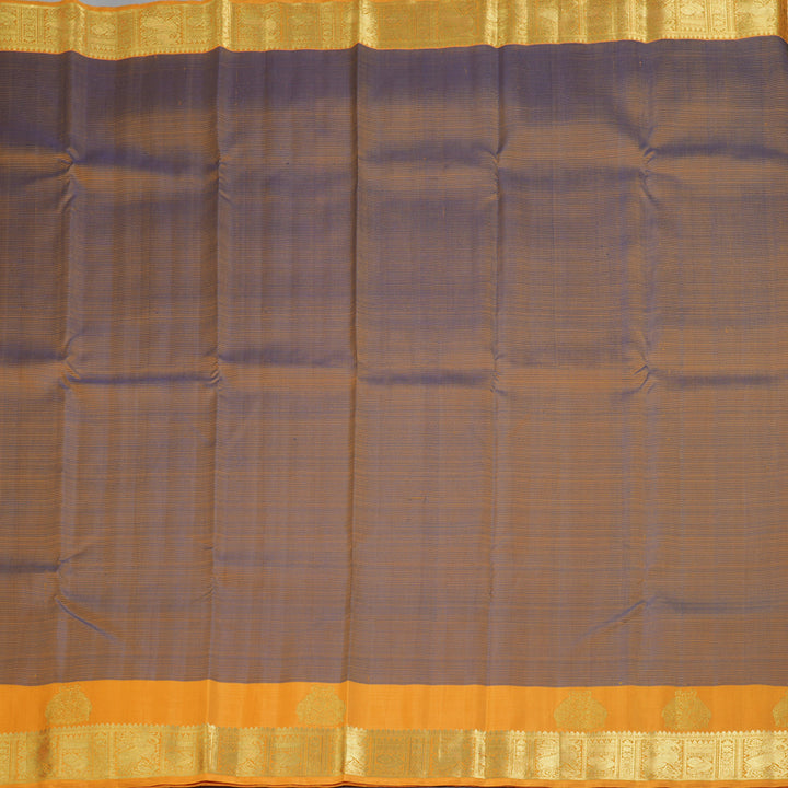 Hayagrivas Handloom Dual Tone (Brown & Purple) Kanjivaram Silk Saree BF103-SBS