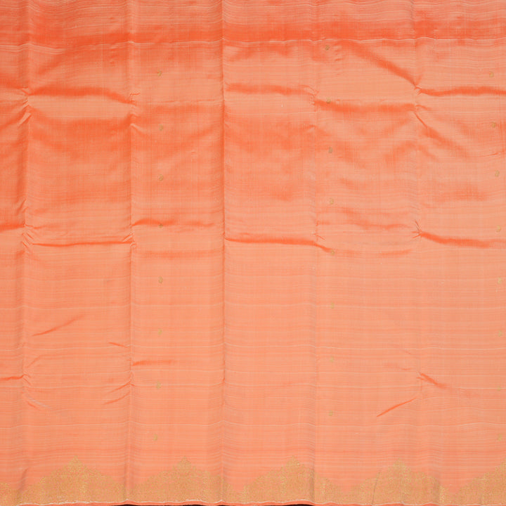 Hayagrivas Handloom Peach Orange Kanjivaram Silk Saree BF104-SBS