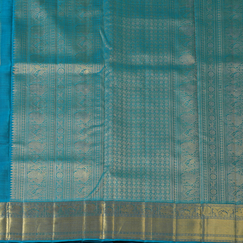 Hayagrivas Handloom Vadamalli Purple Ten Yards Silk Saree BF111-SBS