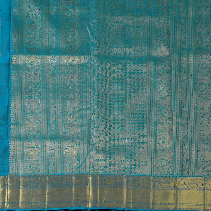 Hayagrivas Handloom Vadamalli Purple Ten Yards Silk Saree BF111-SBS