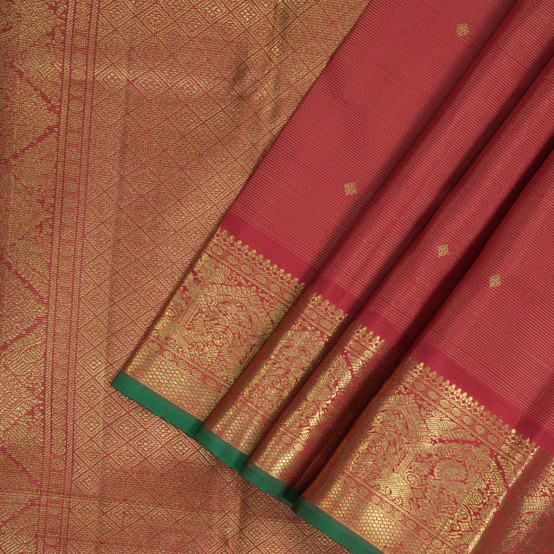 Hayagrivas Handloom Maroon Kanjivaram Silk Saree BF135-SBS