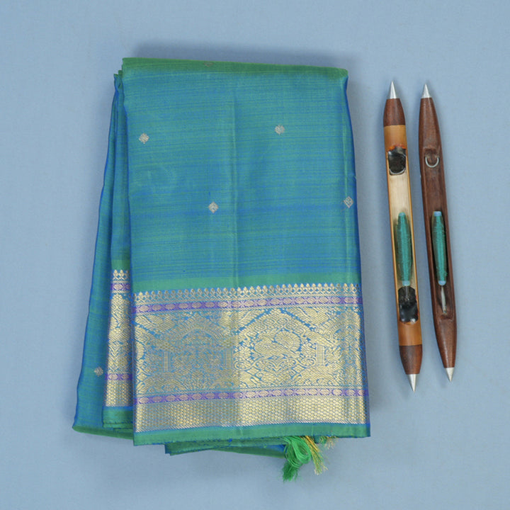 Hayagrivas Handloom Mayilkazhuthu Kanjivaram Silk Saree BF14-SBS