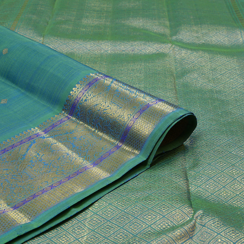 Hayagrivas Handloom Mayilkazhuthu Kanjivaram Silk Saree BF14-SBS