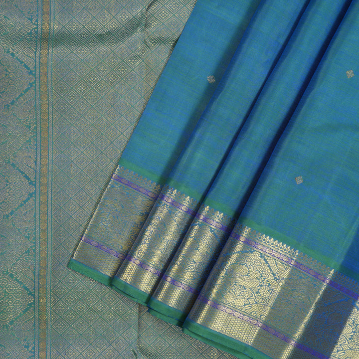 Hayagrivas Handloom Mayilkazhuthu Kanjivaram Silk Saree BF14-SBS