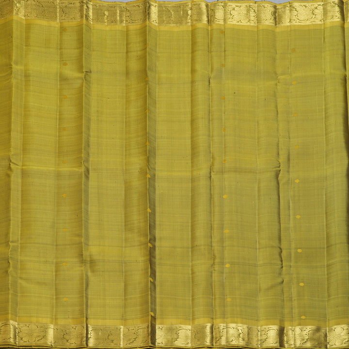 Hayagrivas Handloom Olive Green Kanjivaram Silk Saree BF140-SBS  KBFL140E1-1