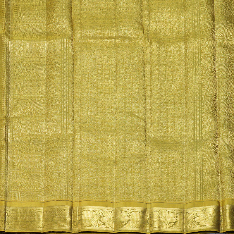 Hayagrivas Handloom Olive Green Kanjivaram Silk Saree BF140-SBS  KBFL140E1-1
