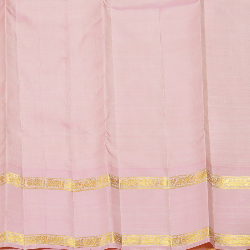 Hayagrivas Handloom Baby Pink Kanjivaram Silk Saree BF141-SBS