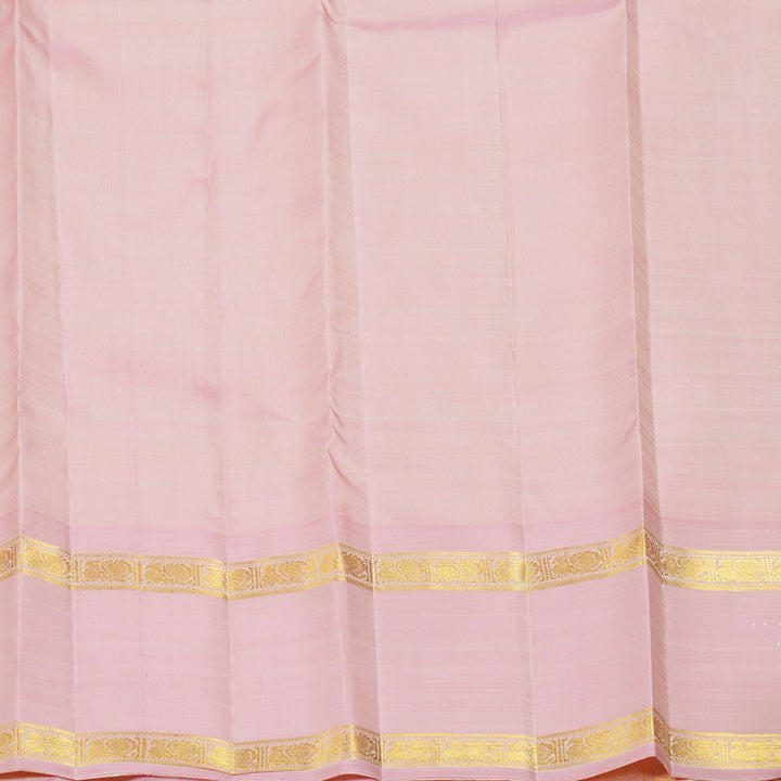 Hayagrivas Handloom Baby Pink Kanjivaram Silk Saree BF141-SBS
