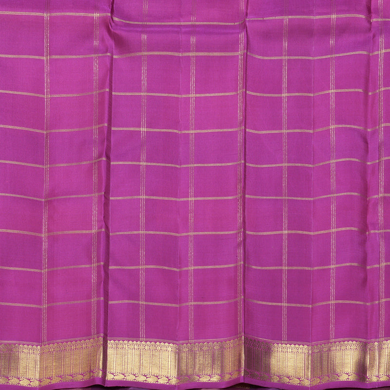 Hayagrivas Handloom Multicolour Checks Kanjivaram Silk Saree BF147-SBS