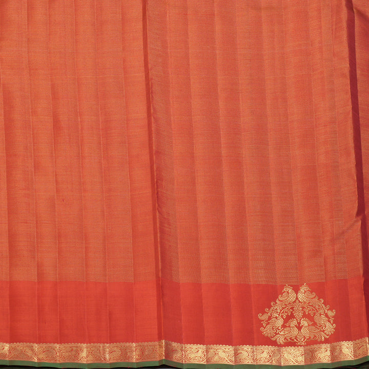 Hayagrivas Red Handloom Ten Yards Silk Saree BF156-SBS