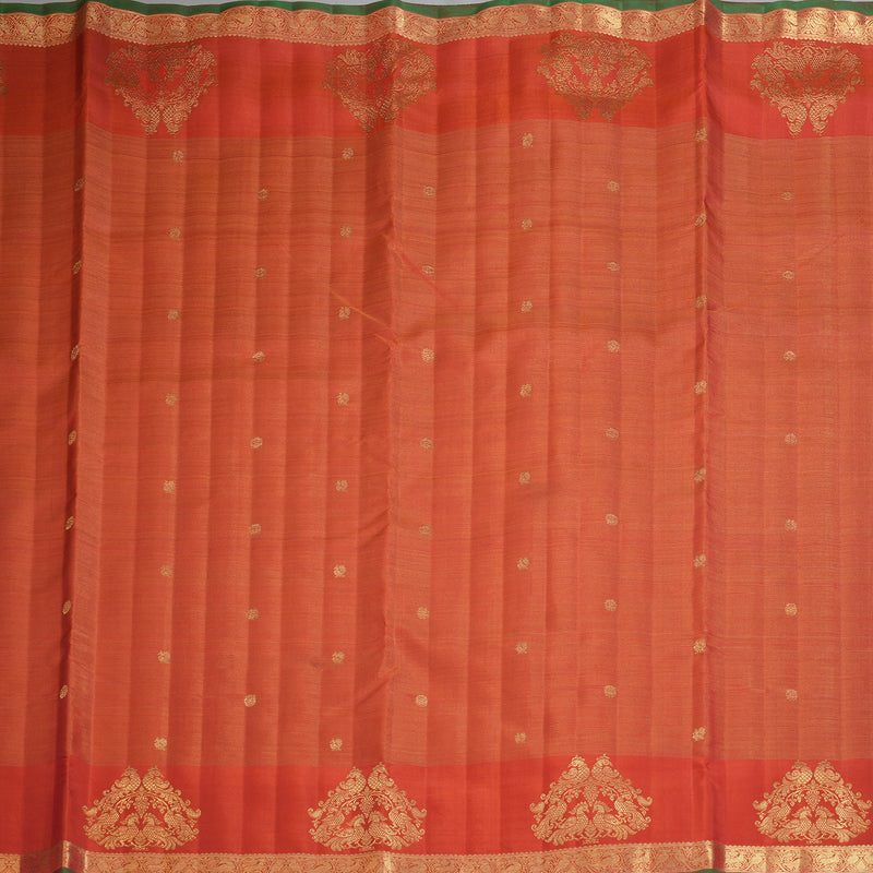 Hayagrivas Red Handloom Ten Yards Silk Saree BF156-SBS