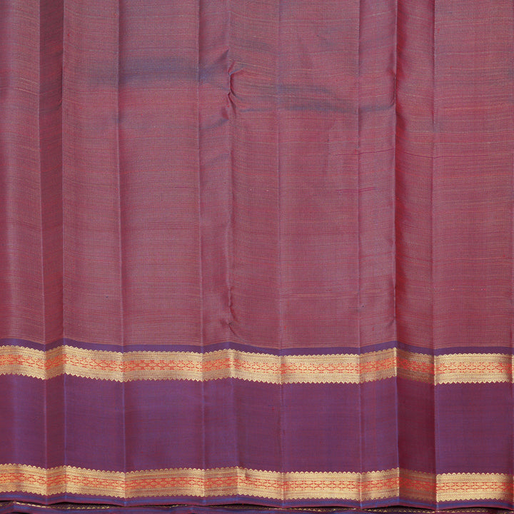 Hayagrivas Handloom Wine Purple Kanjivaram Silk Saree BF157-SBS