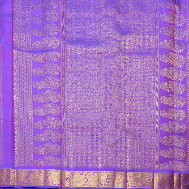 Hayagrivas Handloom Purple Kanjivaram Silk Saree BF159-SBS