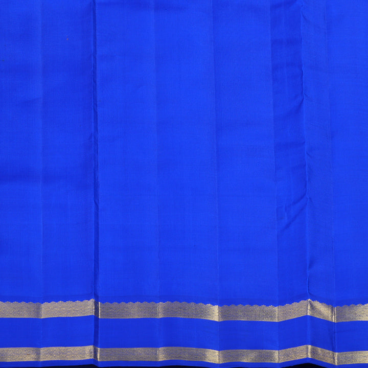 Hayagrivas Handloom MS Blue Ten Yards Silk Saree with BF19-SBS