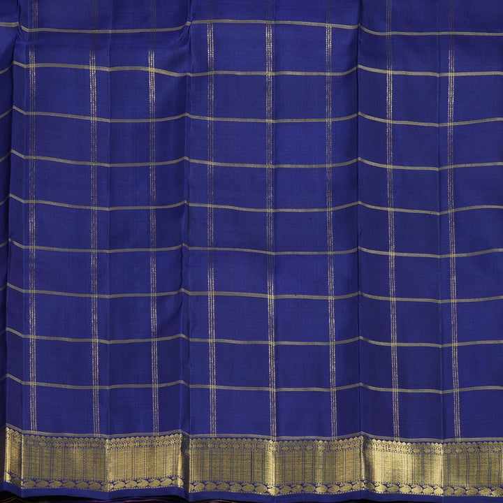 Hayagrivas Handloom Multicolour Checks Kanjivaram Silk Saree BF26-SBS