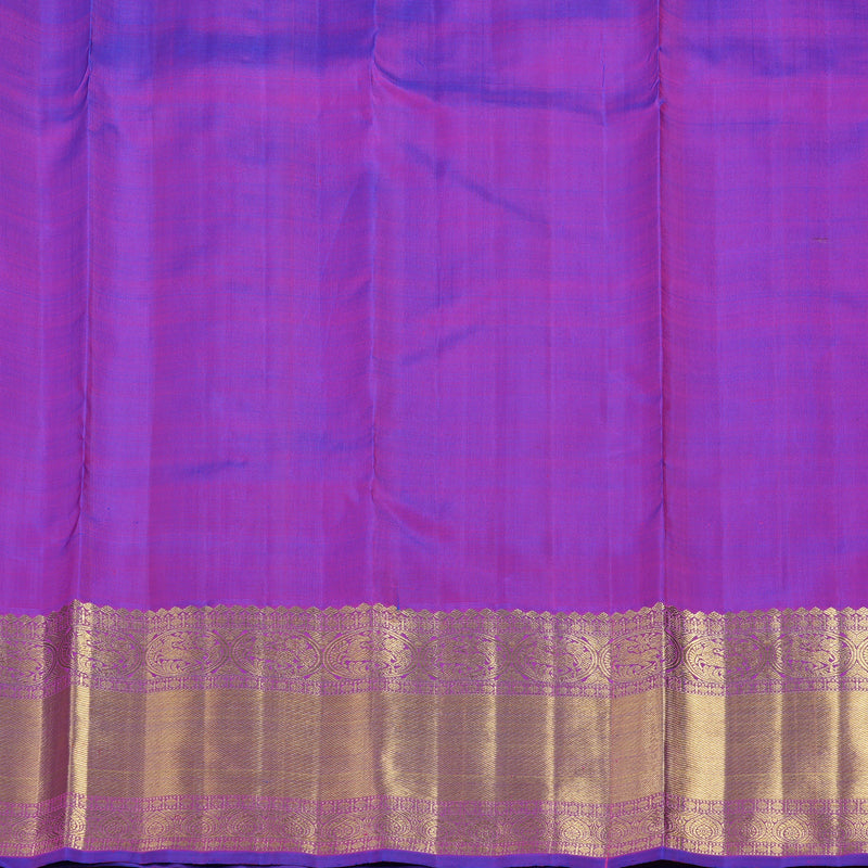 Hayagrivas Handloom Purple Kanjivaram Silk Saree BF30-SBS