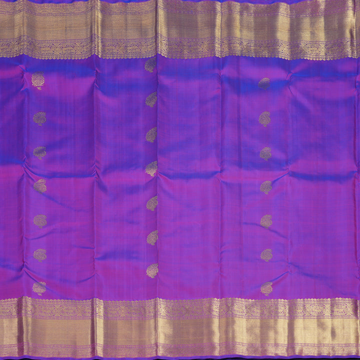 Hayagrivas Handloom Purple Kanjivaram Silk Saree BF30-SBS