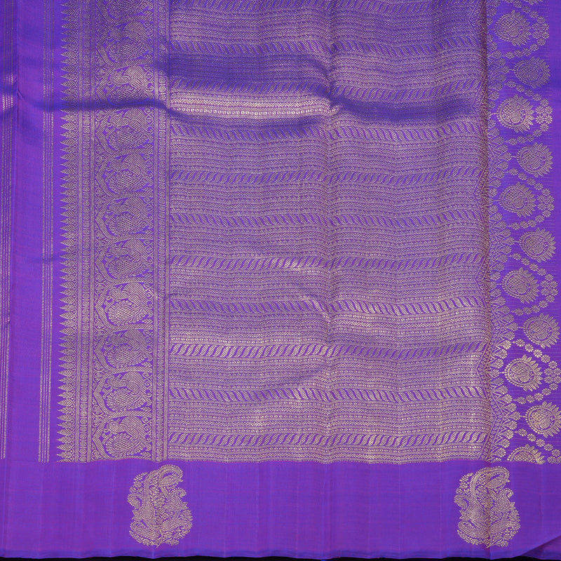 Hayagrivas Handloom Purple Kanjivaram Silk Saree BF31-SBS