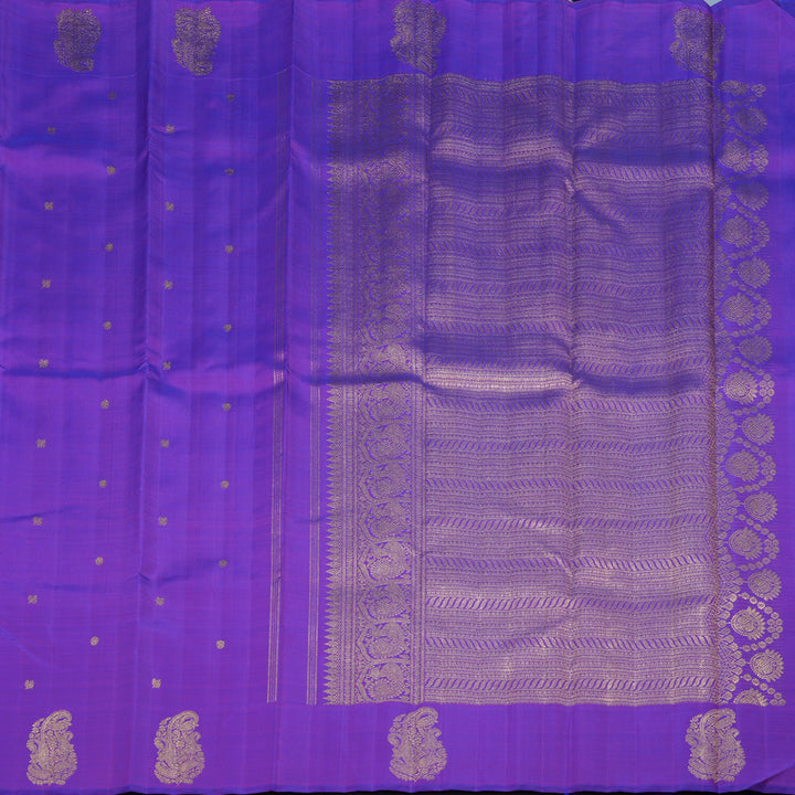 Hayagrivas Handloom Purple Kanjivaram Silk Saree BF31-SBS