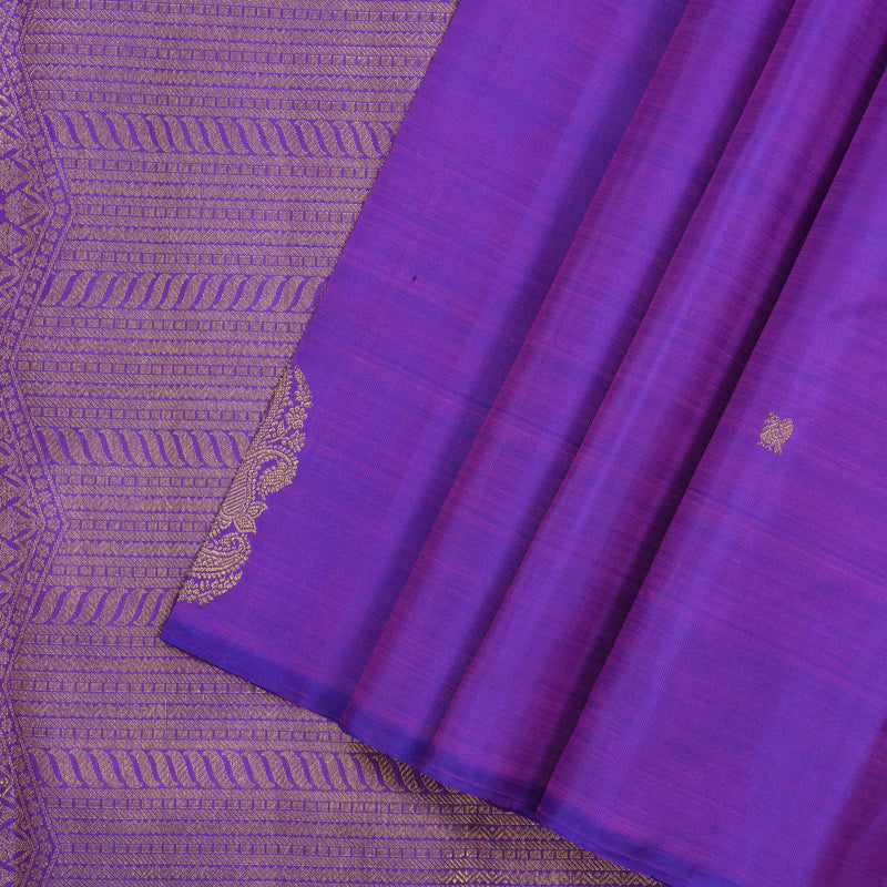 Hayagrivas Handloom Purple Kanjivaram Silk Saree BF31-SBS