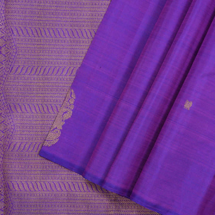 Hayagrivas Handloom Purple Kanjivaram Silk Saree BF31-SBS