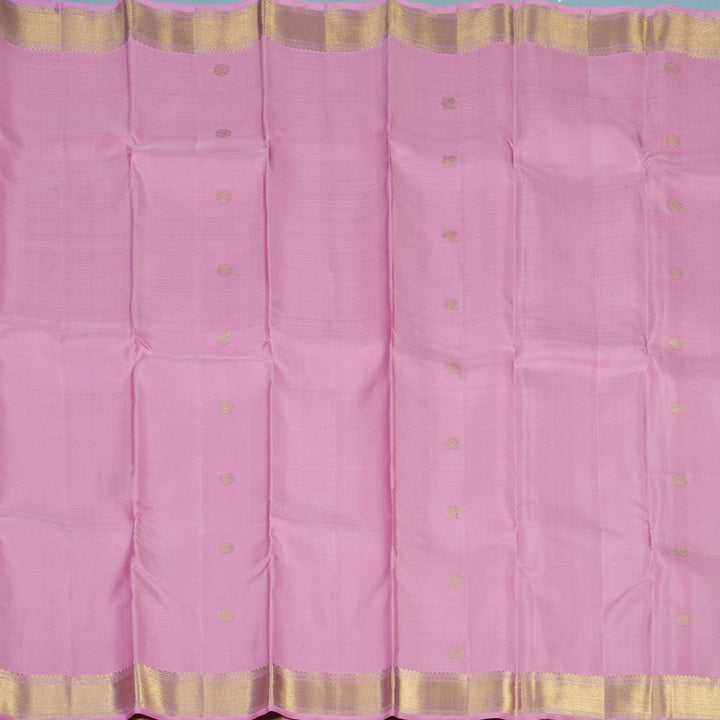 Hayagrivas Handloom Lotus Pink Kanjivaram Silk Saree BF7-SBS
