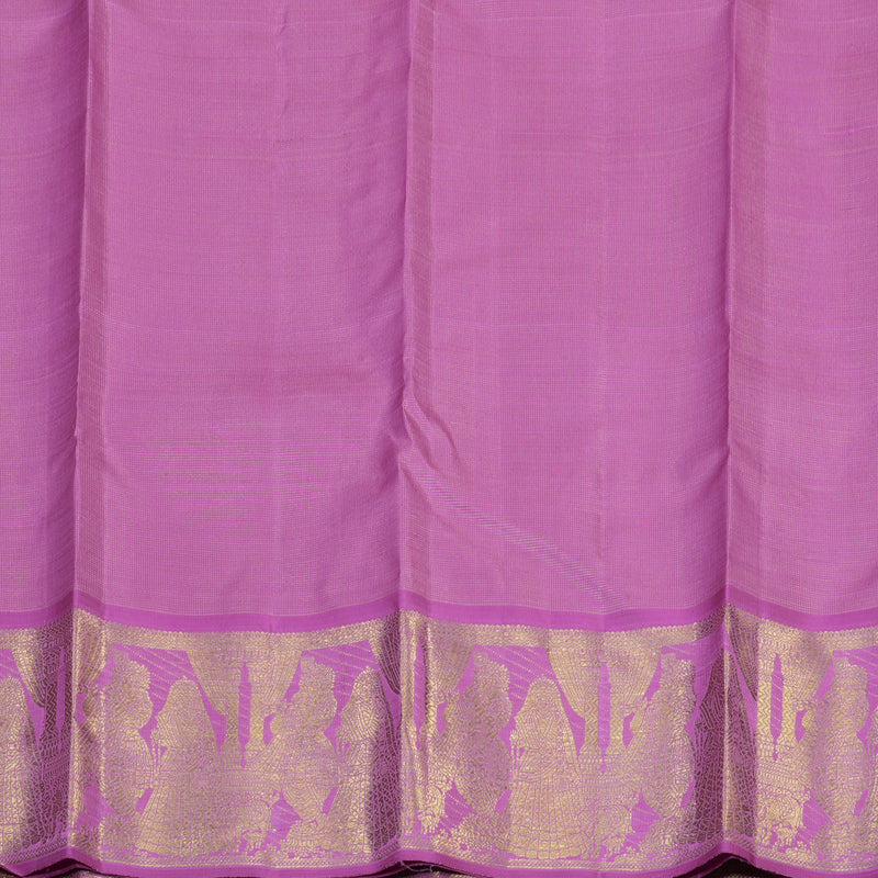 Hayagrivas Handloom Lavendar-Pink Kanjivaram Silk Saree BF84-SBS