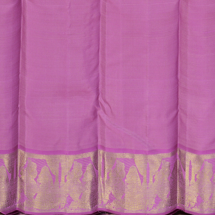 Hayagrivas Handloom Lavendar-Pink Kanjivaram Silk Saree BF84-SBS