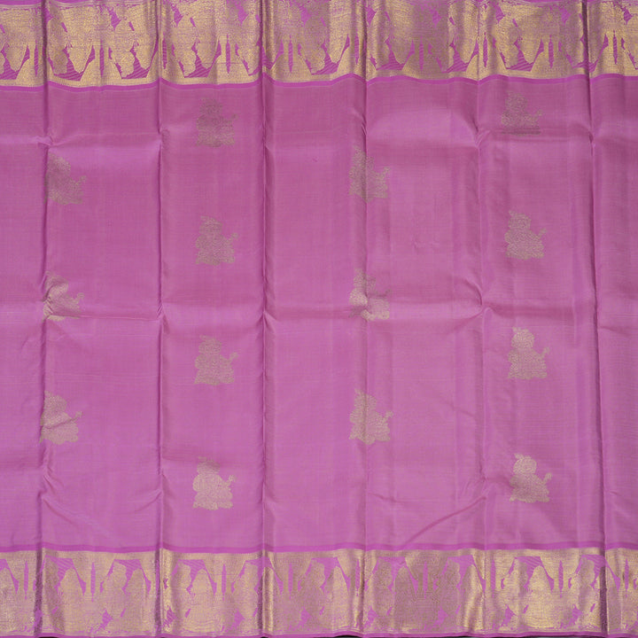 Hayagrivas Handloom Lavendar-Pink Kanjivaram Silk Saree BF84-SBS