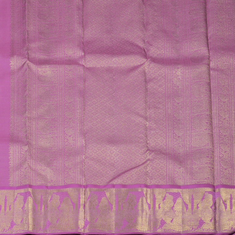 Hayagrivas Handloom Lavendar-Pink Kanjivaram Silk Saree BF84-SBS