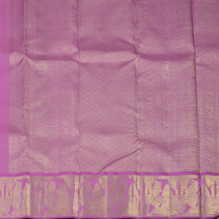 Hayagrivas Handloom Lavendar-Pink Kanjivaram Silk Saree BF84-SBS