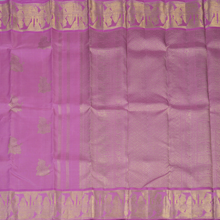 Hayagrivas Handloom Lavendar-Pink Kanjivaram Silk Saree BF84-SBS