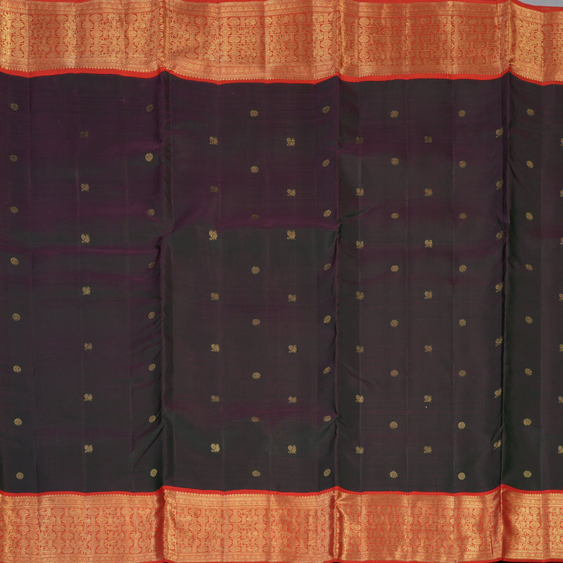 Hayagrivas Manthalir & Purple (Shot Colour) Handloom Ten Yards Silk Saree BF89-SBS
