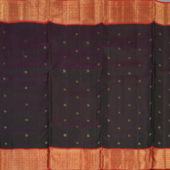 Hayagrivas Manthalir & Purple (Shot Colour) Handloom Ten Yards Silk Saree BF89-SBS