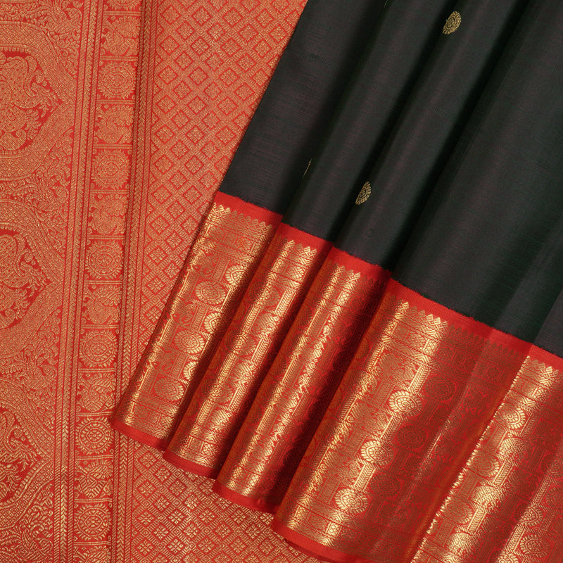 Hayagrivas Manthalir & Purple (Shot Colour) Handloom Ten Yards Silk Saree BF89-SBS