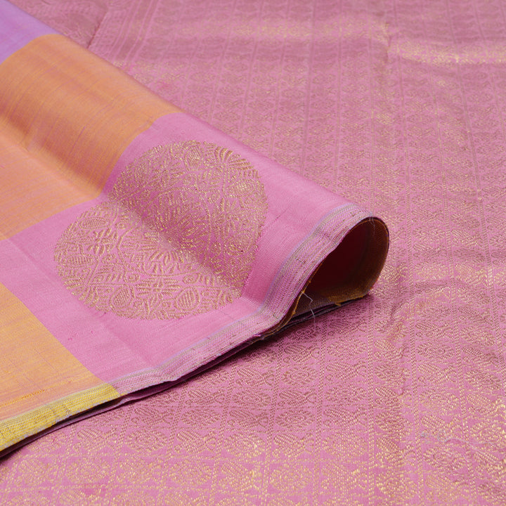 Hayagrivas Handloom Soft Hues Multichecks Kanjivaram Silk Saree BF90-SBS