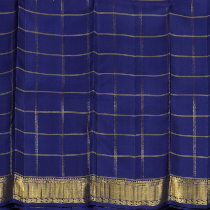 Hayagrivas Handloom Multicolour Checks Kanjivaram Silk Saree with Multicolour Border BF92-SBS